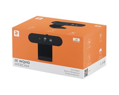 Веб-камера 2E WQHD 2К USB Black (2E-WC2K)