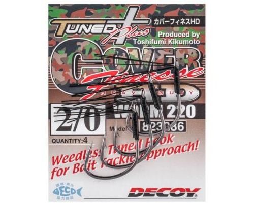 Гачок Decoy Worm220 Cover Finesse HD 2/0 (4 шт/уп) (1562.07.93)
