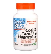 Антиоксидант Doctor's Best Коензим Q10, L-Карнитин і Магній, CoQ10 L-Carnitine Magnesiu (DRB-00477)
