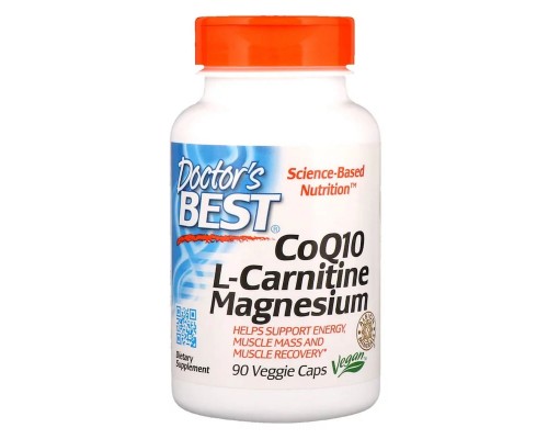 Антиоксидант Doctor's Best Коензим Q10, L-Карнитин і Магній, CoQ10 L-Carnitine Magnesiu (DRB-00477) Антиоксидант Doctor's Best Коензим Q10, L-Карнитин і Магній, CoQ10 L-Carnitine Magnesiu (DRB-00477)