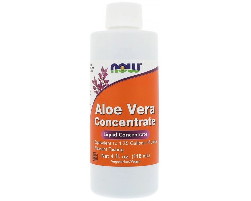Трави Now Foods Алое Віра Концентрат, Aloe Vera Concentrate, 118 мл (NOW-03030)