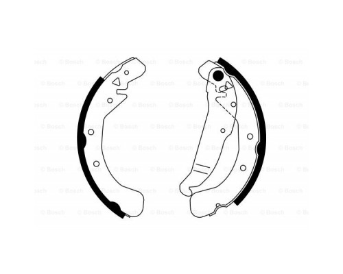 Гальмівні колодки Bosch 0 986 487 554