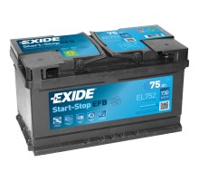 Акумулятор автомобільний EXIDE START-STOP EFB 75A (EL752)
