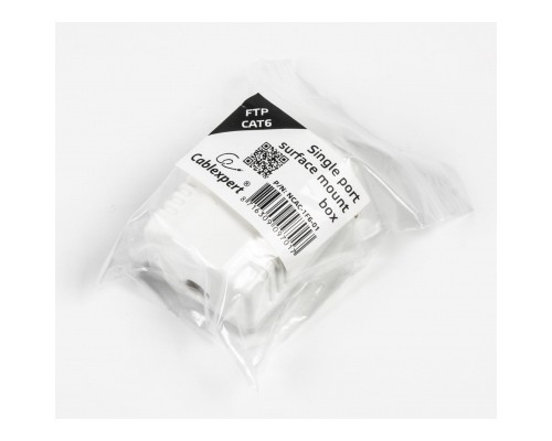 Комп'ютерна розетка Cablexpert RJ45x1 FTP, cat.6 (NCAC-1F6-01) Комп'ютерна розетка Cablexpert RJ45x1 FTP, cat.6 (NCAC-1F6-01)