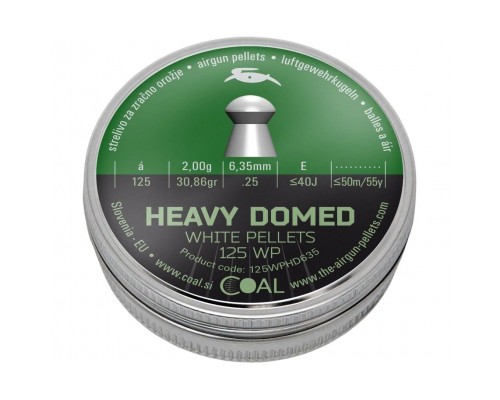 Пульки Coal Heavy Domed 6,35 мм 125 шт/уп (125WPHD635)