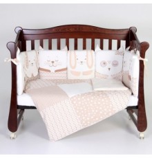 Дитячий постільний набір Верес Smiling animals beige new (216.06.110*90)