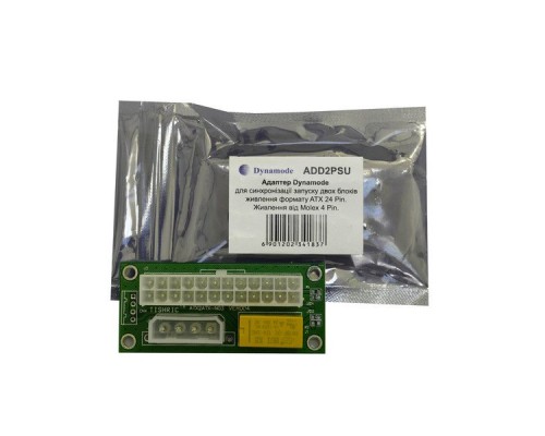 Адаптер ATX 24 Pin to Molex 4 Pin Dynamode (ADD2PSU) 