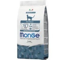 Сухий корм для кішок Monge Cat Monoprotein Sterilised з фореллю 10 кг (8009470056304)