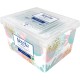 Ватні палички Novita Delicate Deco-box у квадратній коробці 300 шт. (4823071643909)