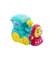 Розвиваюча іграшка Baby Team інерційний поїзд бірюзовий (8620_паровозик_бірюзовий)
