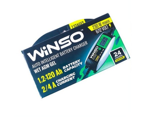 Зарядний пристрій для автомобільного акумулятора WINSO 139700