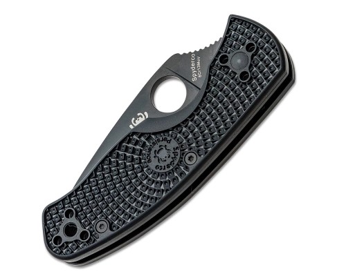 Ніж Spyderco Persistence FRN Black Blade напівсеррейтор (C136PSBBK)