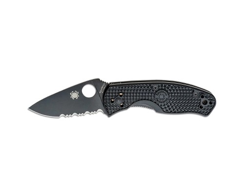 Ніж Spyderco Persistence FRN Black Blade напівсеррейтор (C136PSBBK)