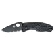 Ніж Spyderco Persistence FRN Black Blade напівсеррейтор (C136PSBBK)