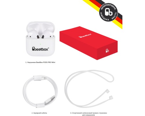 Навушники BeatBox PODS PRO Mini White (bbppromw)
