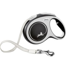 Повідок для собак Flexi New Comfort L стрічка 5 м (чорний) (4000498043721)