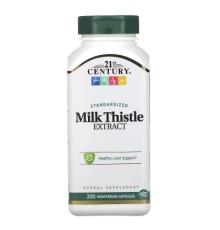 Трави 21st Century Розторопша, Стандартизований екстракт, Standardized Milk Thi (CEN-22907)
