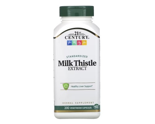 Трави 21st Century Розторопша, Стандартизований екстракт, Standardized Milk Thi (CEN-22907) Трави 21st Century Розторопша, Стандартизований екстракт, Standardized Milk Thi (CEN-22907)