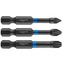 Набір біт Graphite ударні 3 од., 1/4