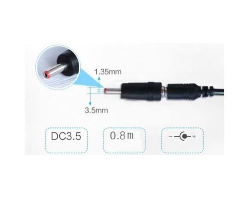 Кабель живлення USB 5V to DC 9V/12V 5.5*2.1/3,5*1,35 mm Dynamode (KWS-912V)