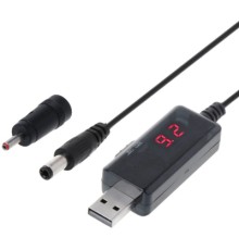 Кабель живлення USB 5V to DC 9V/12V 5.5*2.1/3,5*1,35 mm Dynamode (KWS-912V)