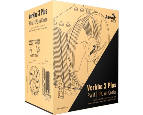 Кулер до процесора AeroCool Verkho 3 Plus (ACTC-NA30310.01)