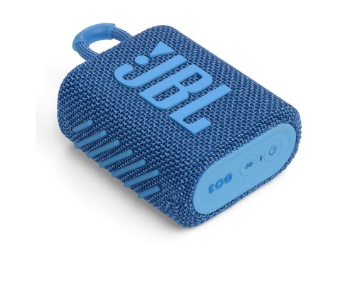 Акустична система JBL Go 3 Eco Blue (JBLGO3ECOBLU) 