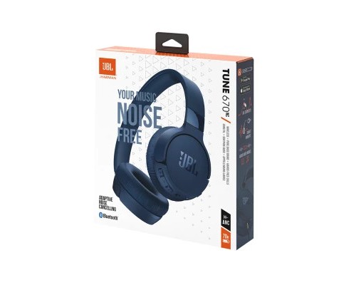 Навушники JBL Tune 670NC Blue (JBLT670NCBLU)
