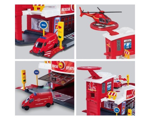 Ігровий набір Majorette Креатикс. Пожежна станція,1 машинка (2050038)