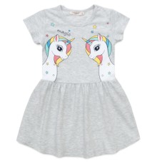 Плаття дитяче POP FASHION з єдинорогом (6834-110G-gray)