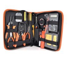 Набір інструментів Voltronic 17 найменувань (JM-P15, JM-CT4-12, JM-CT4-3, Stripper, мультиметр, тестер, паяльник) (YT-JM-P15)