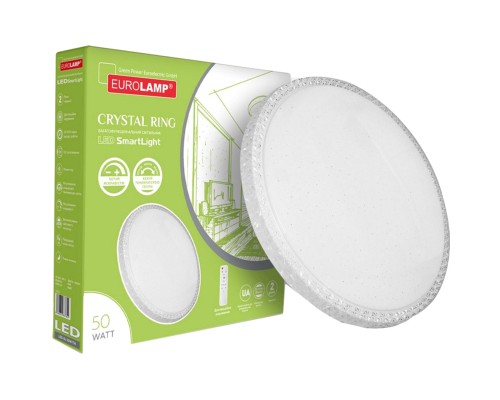 Світильник Eurolamp Crystal Ring T15 50W 3000K-6500K (LED-SL-50W-T15)