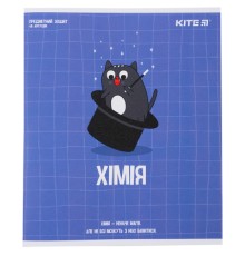 Зошит Kite предметний Cat 48 аркушів, клітинка, хімія (K23-240-22)