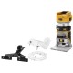 Фрезер DeWALT 18В XR Li-lon, безщітковий, 16000-25500 об/хв, цанга 6-8 мм (без АКБ та ЗП) (DCW600N)