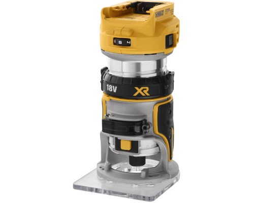 Фрезер DeWALT 18В XR Li-lon, безщітковий, 16000-25500 об/хв, цанга 6-8 мм (без АКБ та ЗП) (DCW600N)