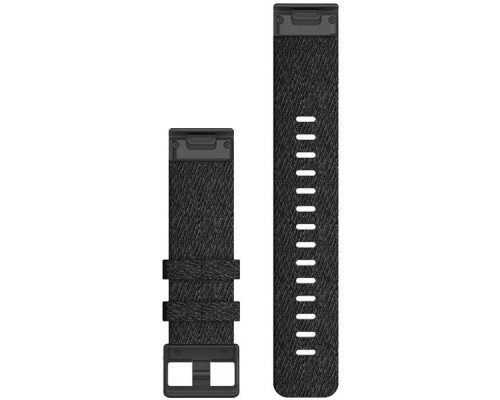 Ремінець до смарт-годинника Garmin fenix 6 22mm QuickFit Heathered Black Nylon (010-12863-07)