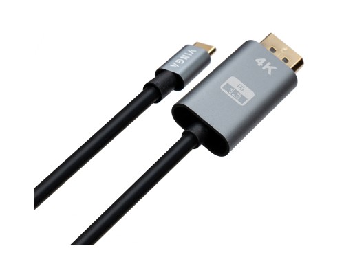 Кабель мультимедійний USB-C to DisplayPort 1.5m v1.2 4K60Hz Vinga (VCPVCCD1215)