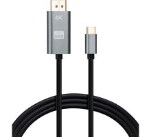 Кабель мультимедійний USB-C to DisplayPort 1.5m v1.2 4K60Hz Vinga (VCPVCCD1215)