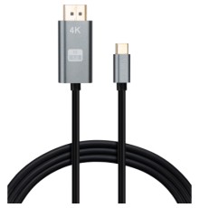 Кабель мультимедійний USB-C to DisplayPort 1.5m v1.2 4K60Hz Vinga (VCPVCCD1215)