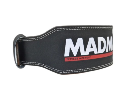 Атлетичний пояс MadMax MFB-245 Full leather шкіряний Black XL (MFB-245_XL)