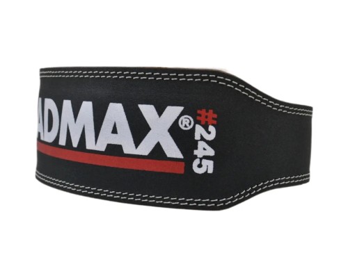 Атлетичний пояс MadMax MFB-245 Full leather шкіряний Black XL (MFB-245_XL)