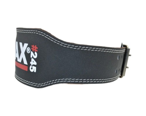 Атлетичний пояс MadMax MFB-245 Full leather шкіряний Black XL (MFB-245_XL)