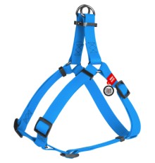 Шлея для собак WAUDOG Waterproof з QR-паспортом 30-39 см блакитна (27632)