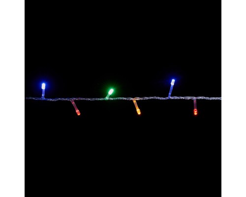 Гірлянда Delux STRING С 200 LED 10m мульти/прозорий IP20 (90009499)