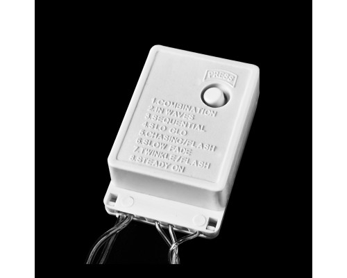 Гірлянда Delux STRING С 200 LED 10m мульти/прозорий IP20 (90009499)