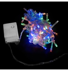 Гірлянда Delux STRING С 200 LED 10m мульти/прозорий IP20 (90009499)