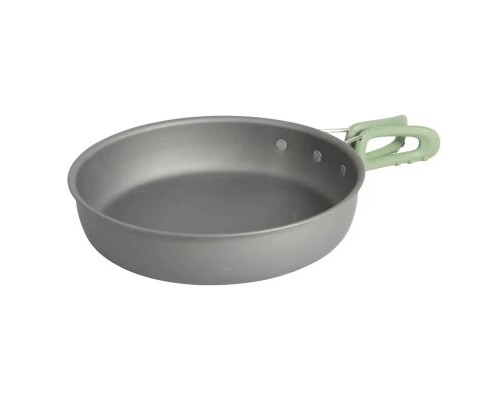 Набір туристичного посуду Bo-Camp Explorer XL Hard Anodized 4 предмети Сірий/Зелений (2200249)