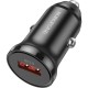 Зарядний пристрій BOROFONE BZ18 single port QC3.0 car charger USB Black (BZ18B)