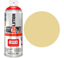 Фарба-аерозоль Pintyplus на водній основі Evolution Ral 1001 Бежева 400 мл (8429576223804)