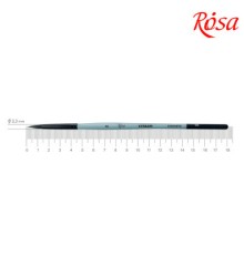 Пензлик для малювання Rosa Синтетика кругла, STREAM 132, № 2 (4823098517221)